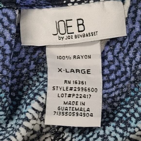 Joe B women's hippie magic jogger boho pants blue Size XL Dopamine funky quirky - Picture 6 of 7